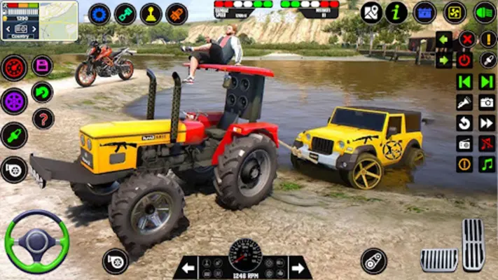 Tractor Driving Tractor Games android App screenshot 9