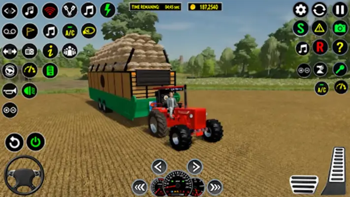 Tractor Driving Tractor Games android App screenshot 1